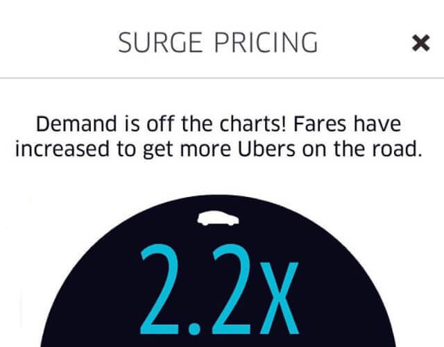 Uber is brilliantly using data science for its surge pricing